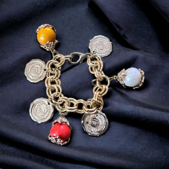Vintage Jacky De G Paris charm bracelet - Picture 1 of 4